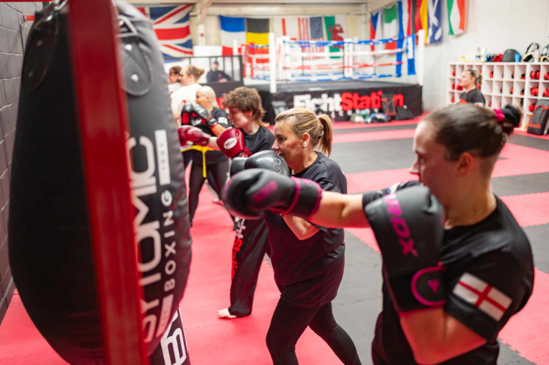Ladies Kickboxing at Fight Station