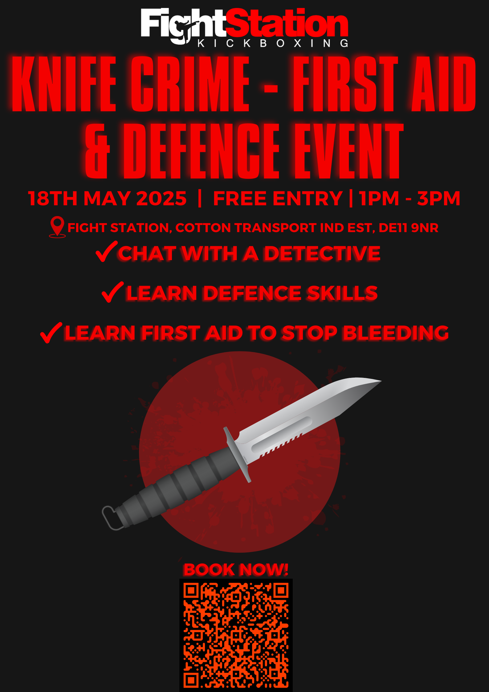 FREE Knife Crime - First Aid & Defence Event...